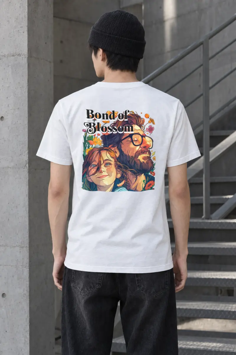 "Bond Of Blossom" Heavyweight Unisex Crewneck T-shirt