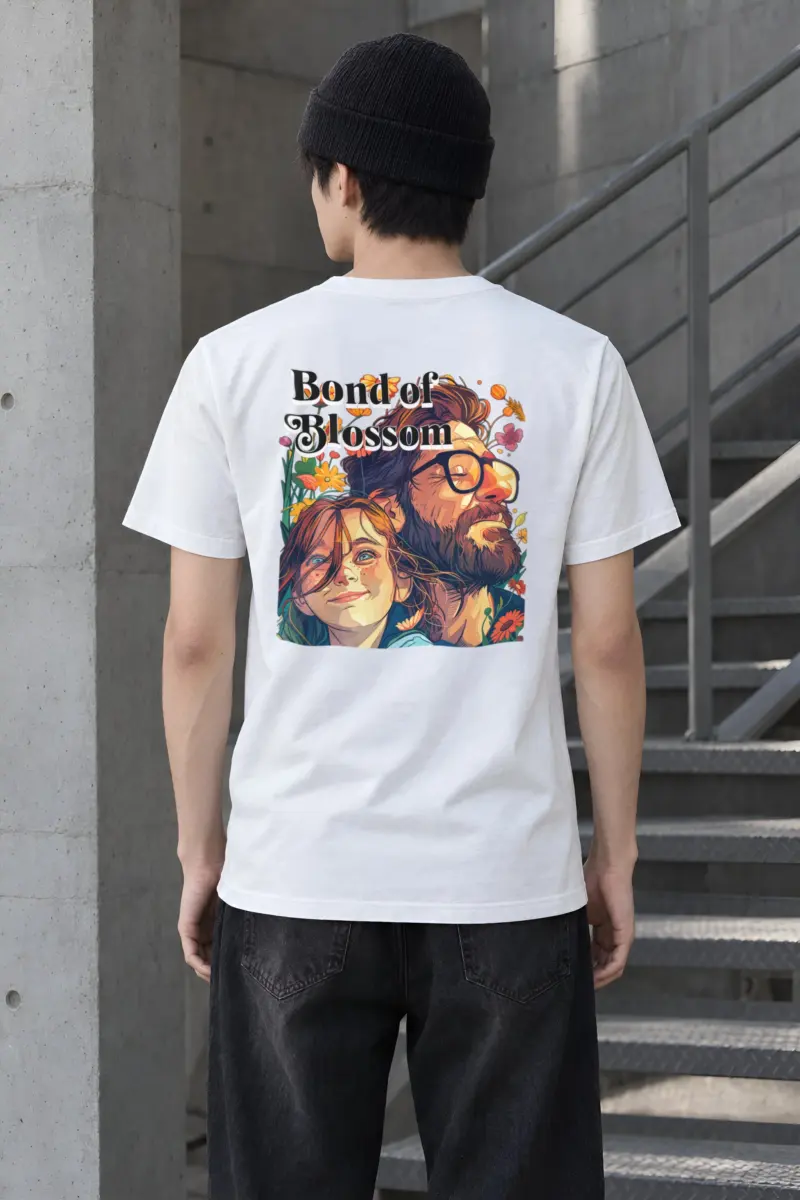 "Bond Of Blossom" Heavyweight Unisex Crewneck T-shirt