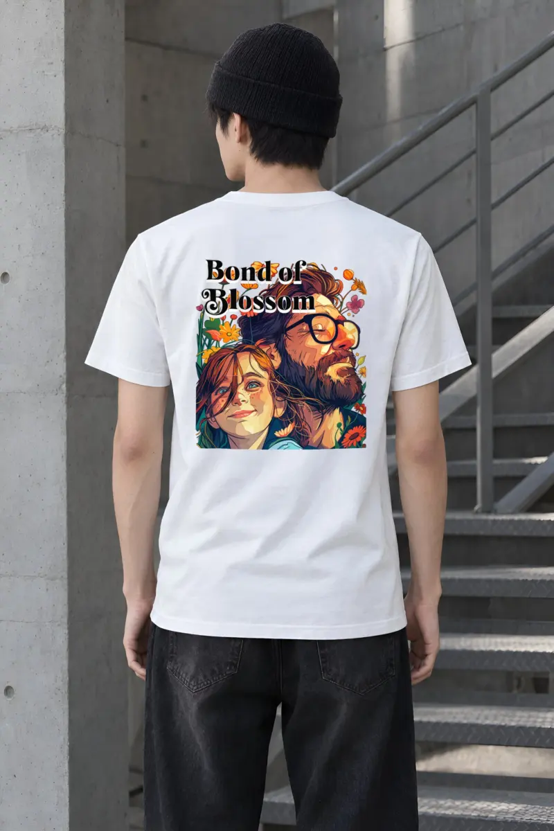 "Bond Of Blossom" Heavyweight Unisex Crewneck T-shirt