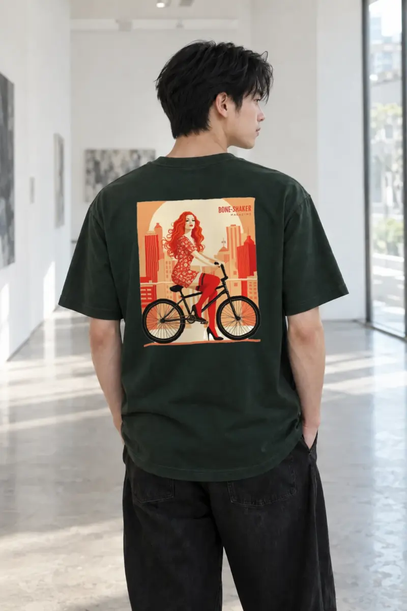 "Bone-Shaker Magazine" Heavyweight Unisex Crewneck T-shirt | Gildan 5000