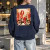 "Bone-Shaker Ride" Heavy Blend Unisex Crewneck Sweatshirt | Gildan 18000