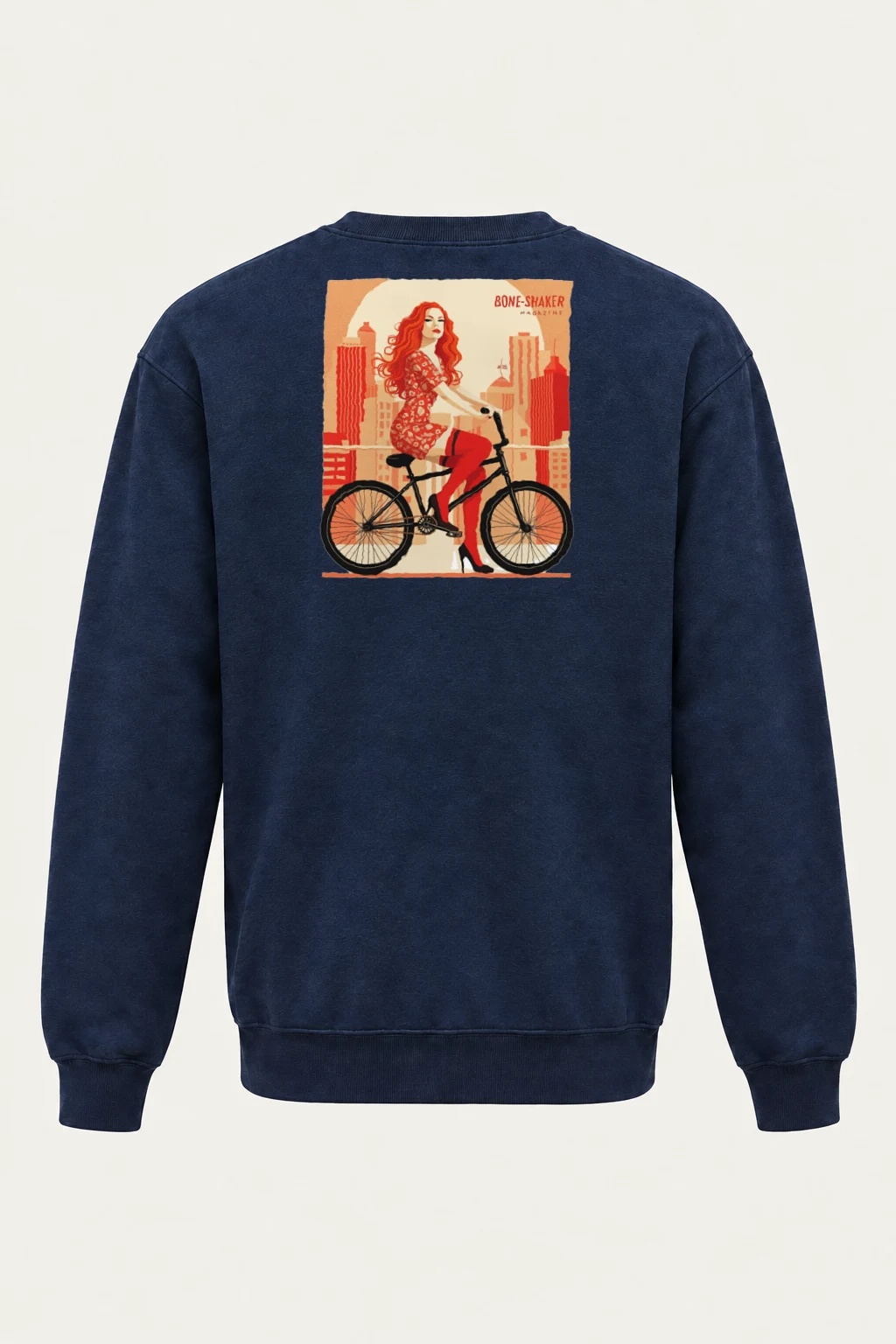 "Bone-Shaker Ride" Heavy Blend Unisex Crewneck Sweatshirt | Gildan 18000