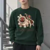 "Bongsan Lion Dance" Heavy Blend Unisex Crewneck Sweatshirt
