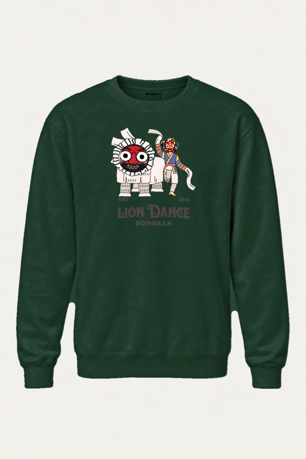"Bongsan Lion Dance" Heavy Blend Unisex Crewneck Sweatshirt | Gildan 18000