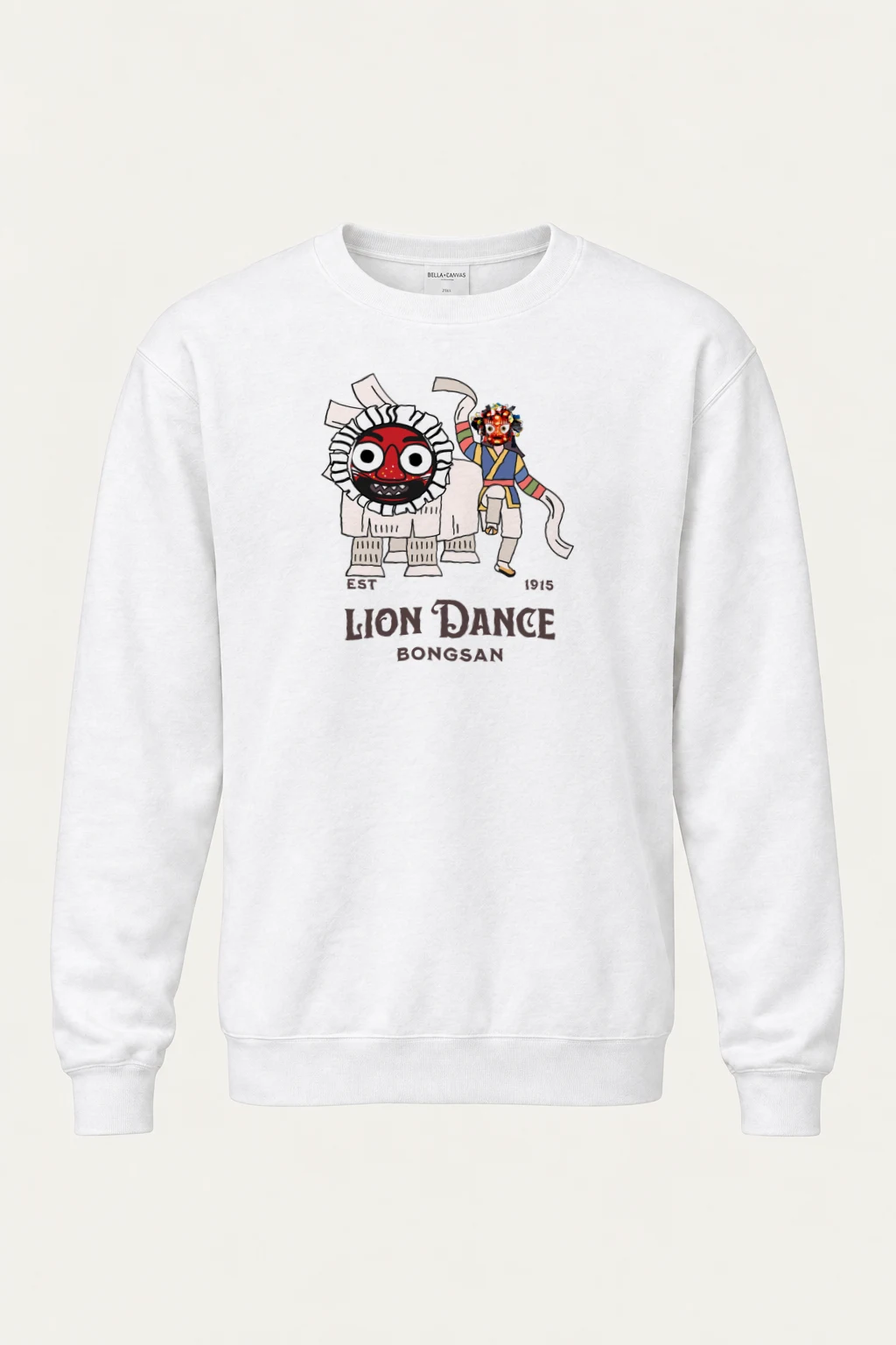 "Bongsan Lion Dance" Heavy Blend Unisex Crewneck Sweatshirt | Gildan 18000