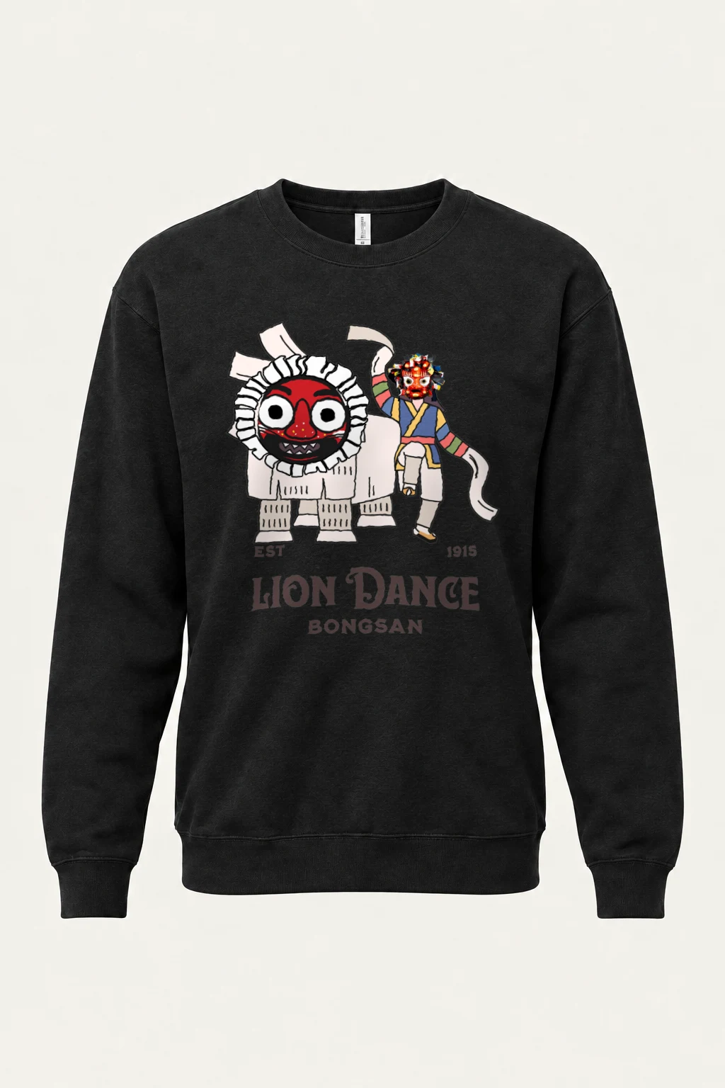 "Bongsan Lion Dance" Heavy Blend Unisex Crewneck Sweatshirt | Gildan 18000