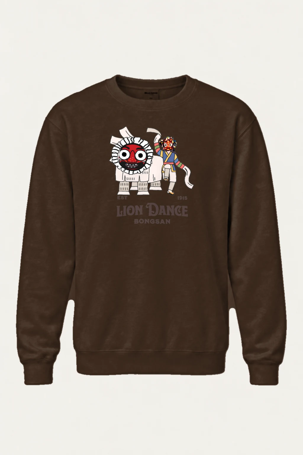 "Bongsan Lion Dance" Heavy Blend Unisex Crewneck Sweatshirt | Gildan 18000