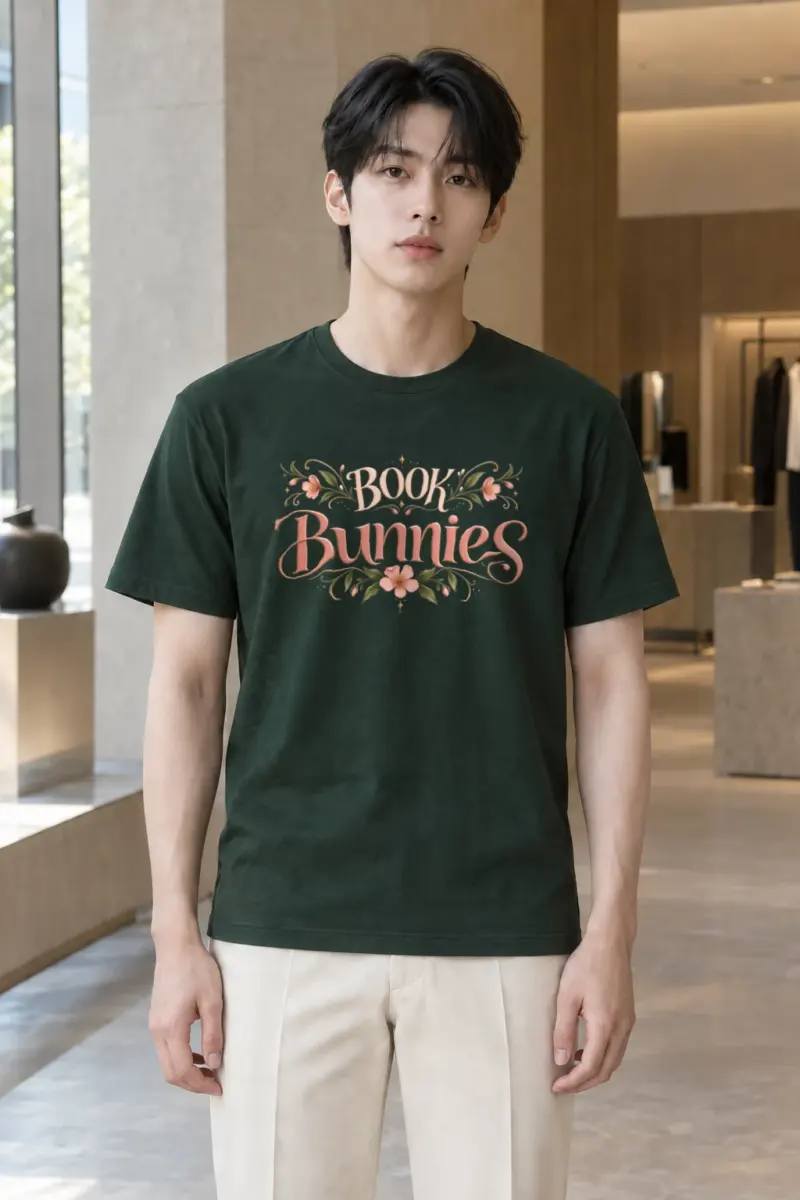 "Book Bunnies" Heavyweight Unisex Crewneck T-shirt | Gildan 5000
