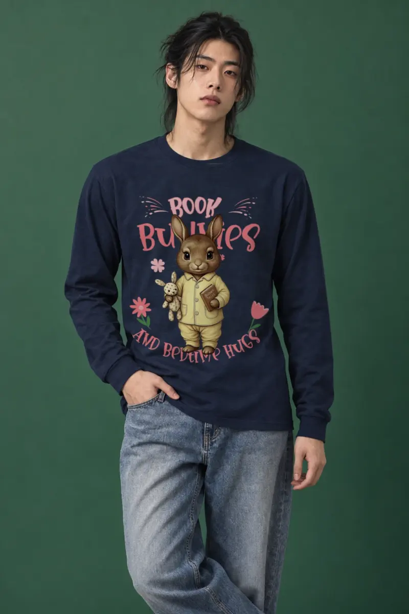 "Book Bunnies" Unisex Longsleeve T-shirt