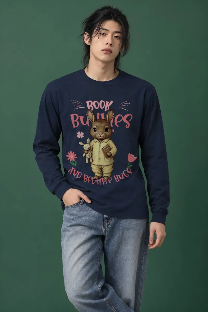 "Book Bunnies" Unisex Longsleeve T-shirt