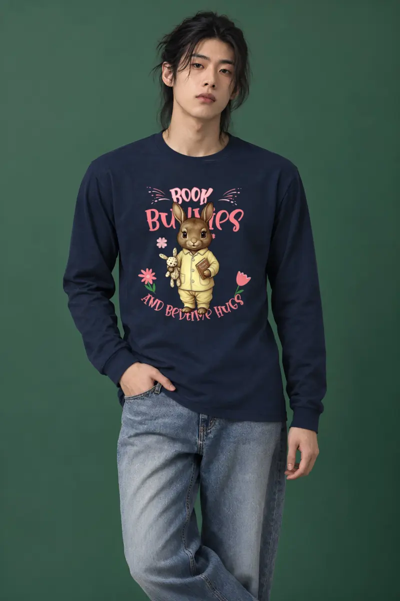 "Book Bunnies" Unisex Longsleeve T-shirt