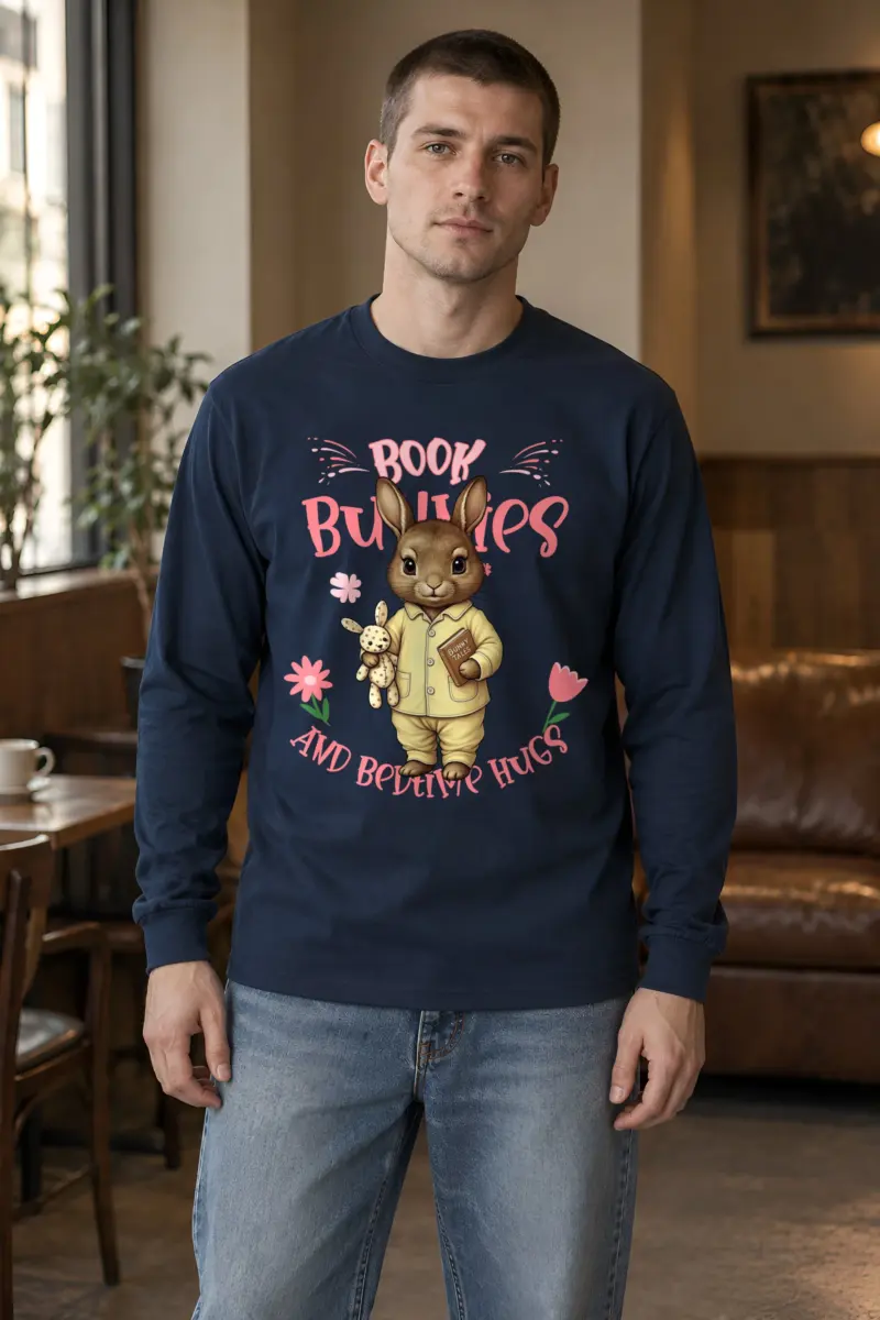 "Book Bunnies" Unisex Longsleeve T-shirt