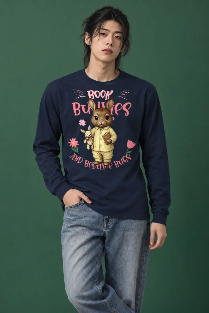 "Book Bunnies" Unisex Longsleeve T-shirt