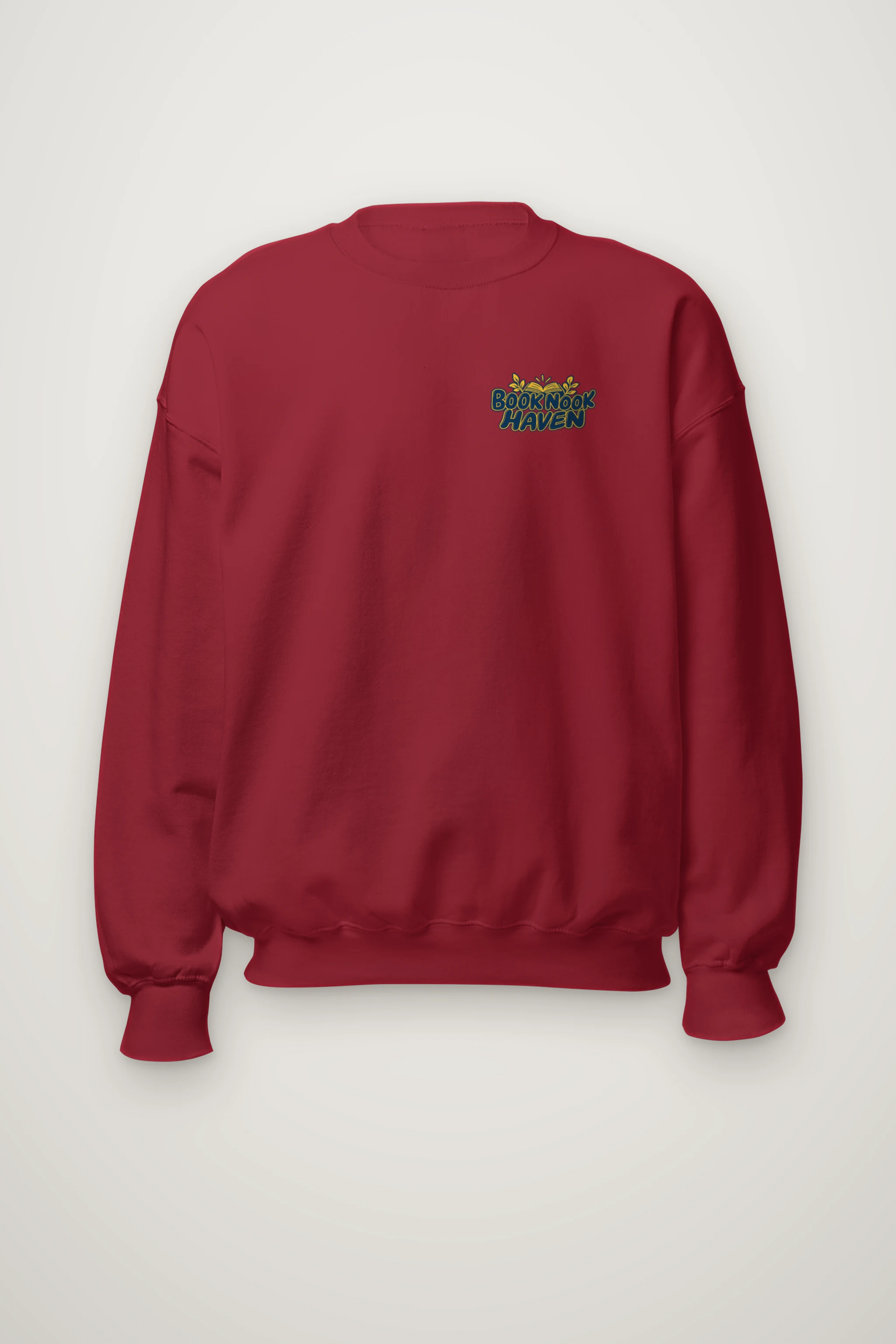 "Book Nook Haven" Heavy Blend Unisex Crewneck Sweatshirt