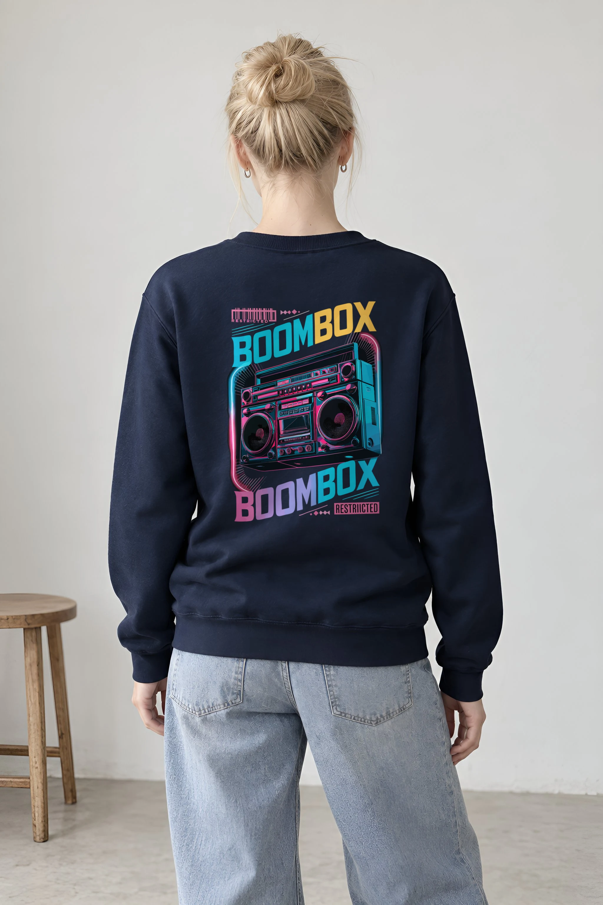 "Boombox Restricted" 1 Crewneck Sweatshirt