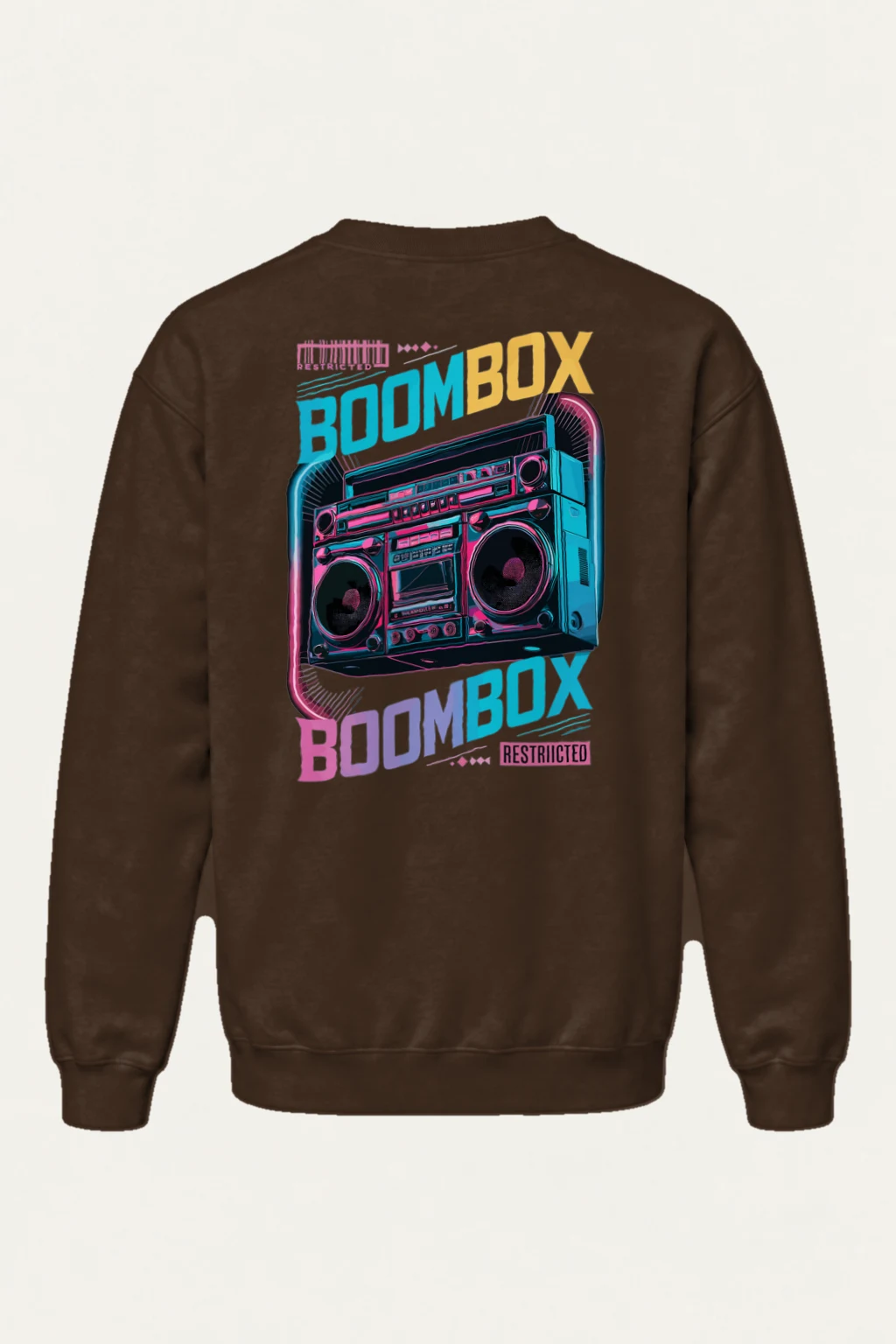 "Boombox Restricted" Heavy Blend Unisex Crewneck Sweatshirt | Gildan 18000