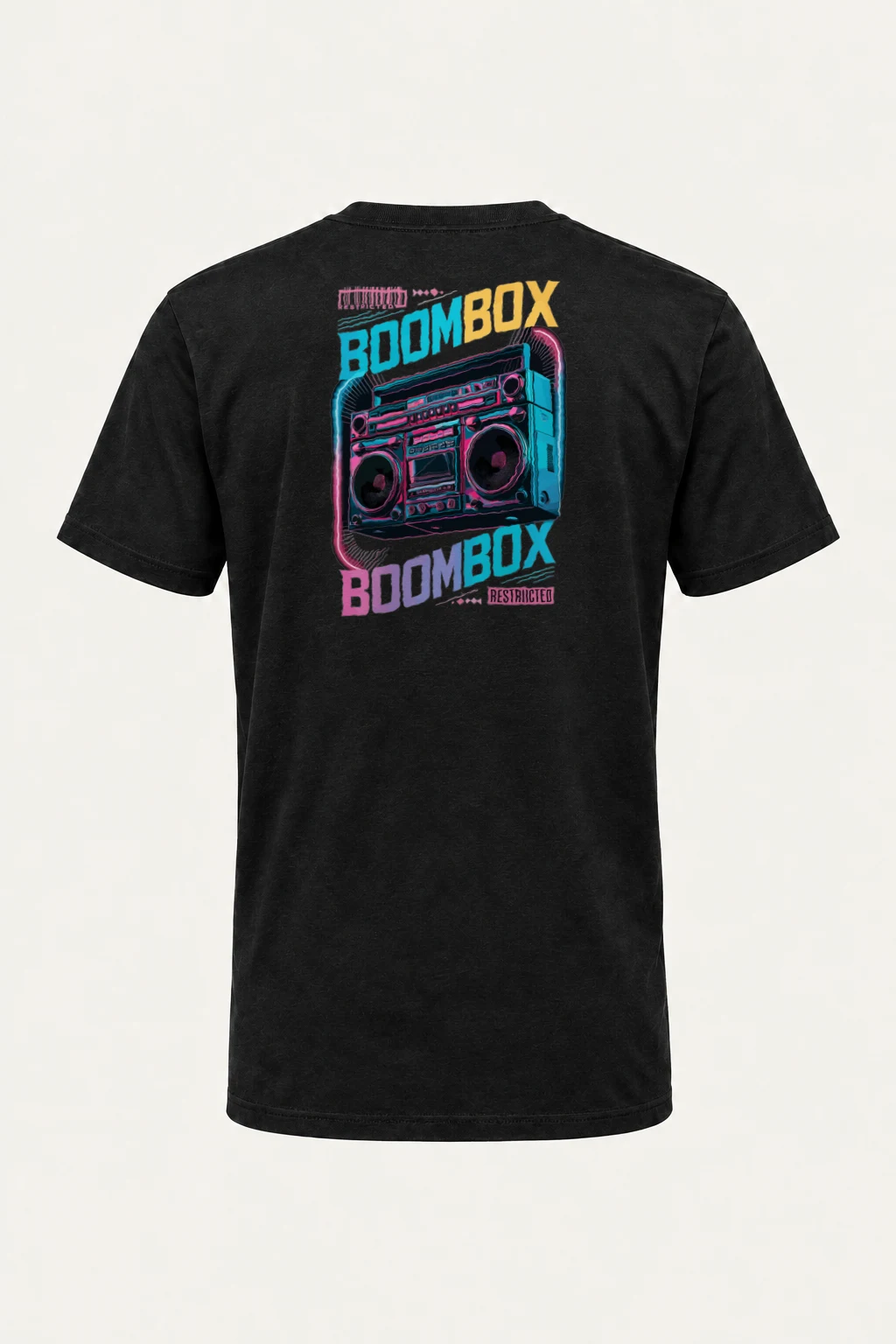 "Boombox Restricted" Heavyweight Unisex Crewneck T-shirt | Gildan 5000
