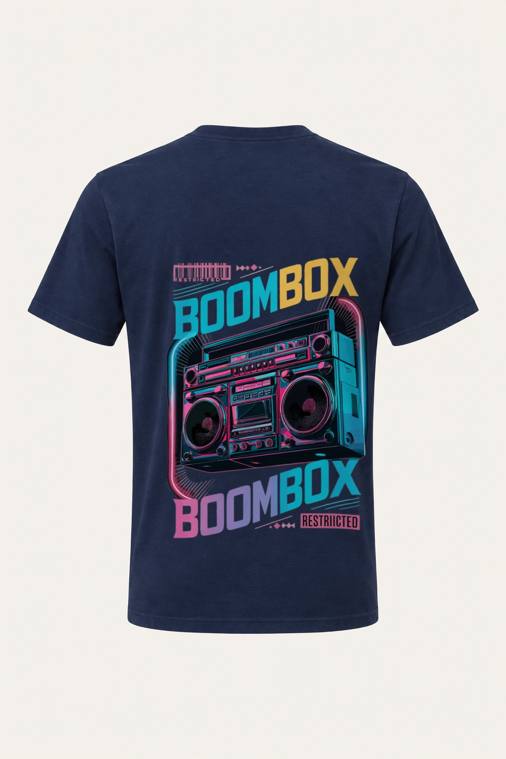 "Boombox Restricted" Heavyweight Unisex Crewneck T-shirt | Gildan 5000