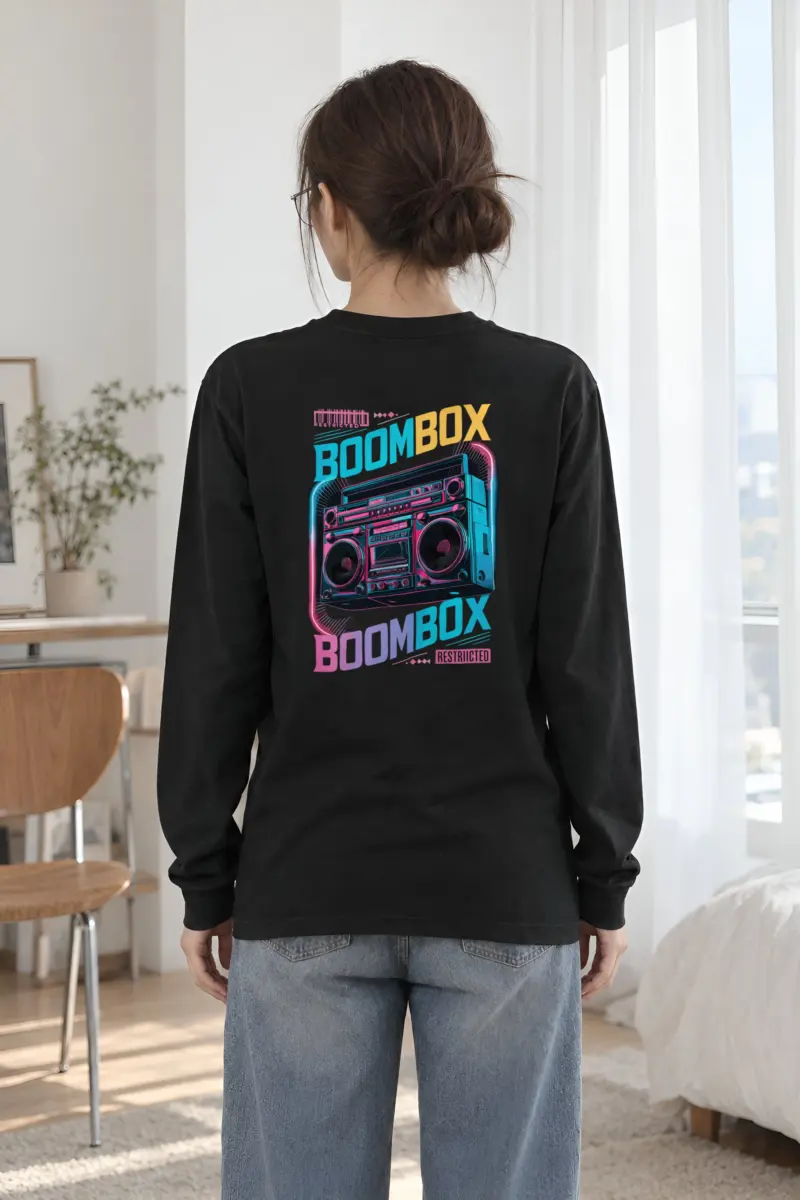 "Boombox Restricted" Unisex Longsleeve T-shirt