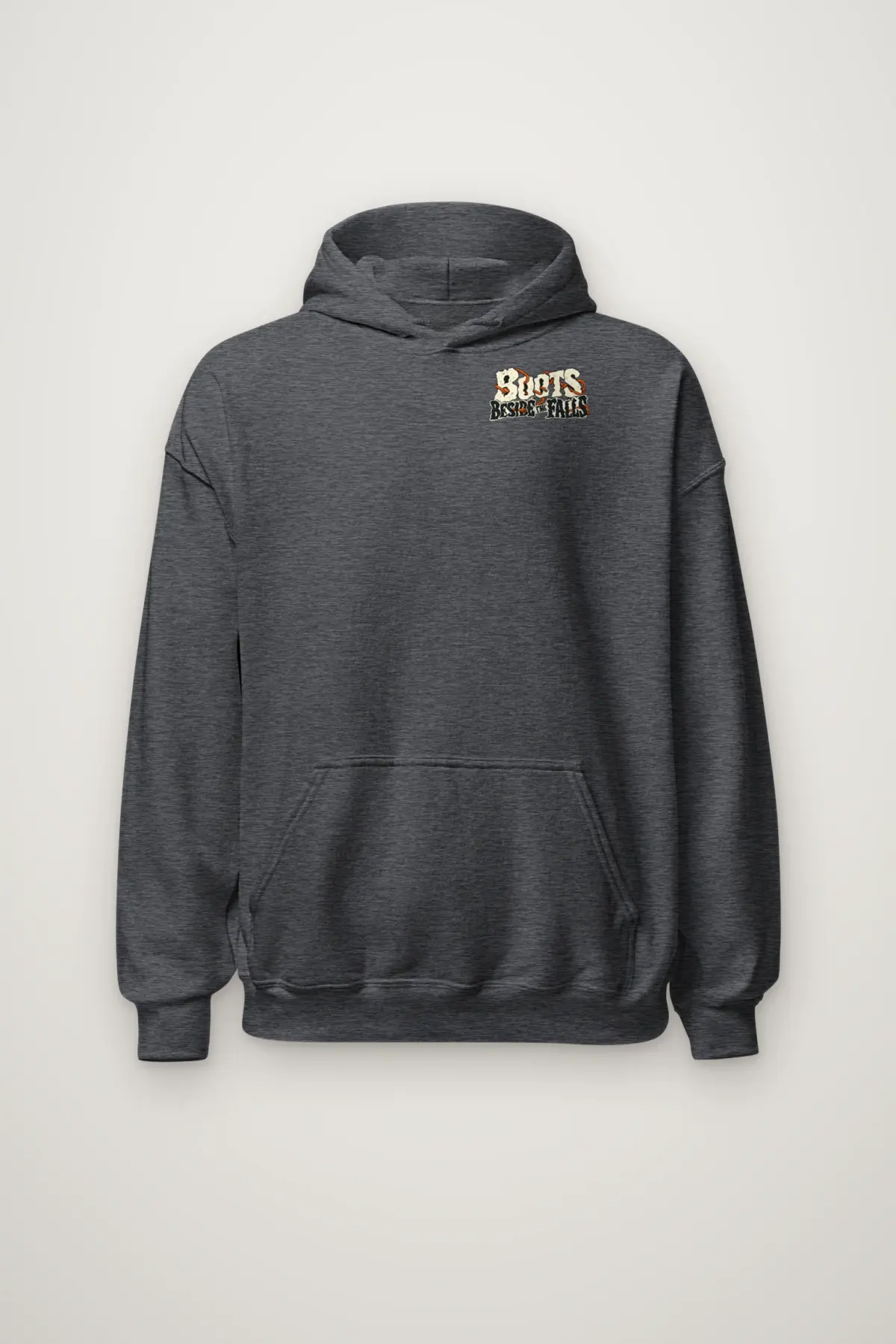 "Boots Beside the Falls" Heavy Blend Unisex Pullover Hoodie