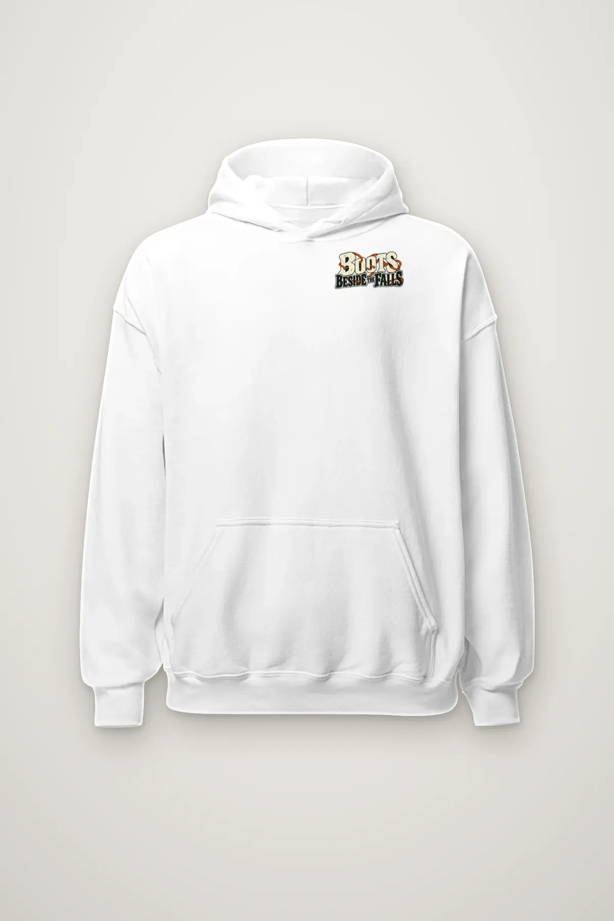 "Boots Beside the Falls" Heavy Blend Unisex Pullover Hoodie