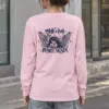 "Winged Woman Flourishes" Unisex Longsleeve T-shirt | Gildan 2400