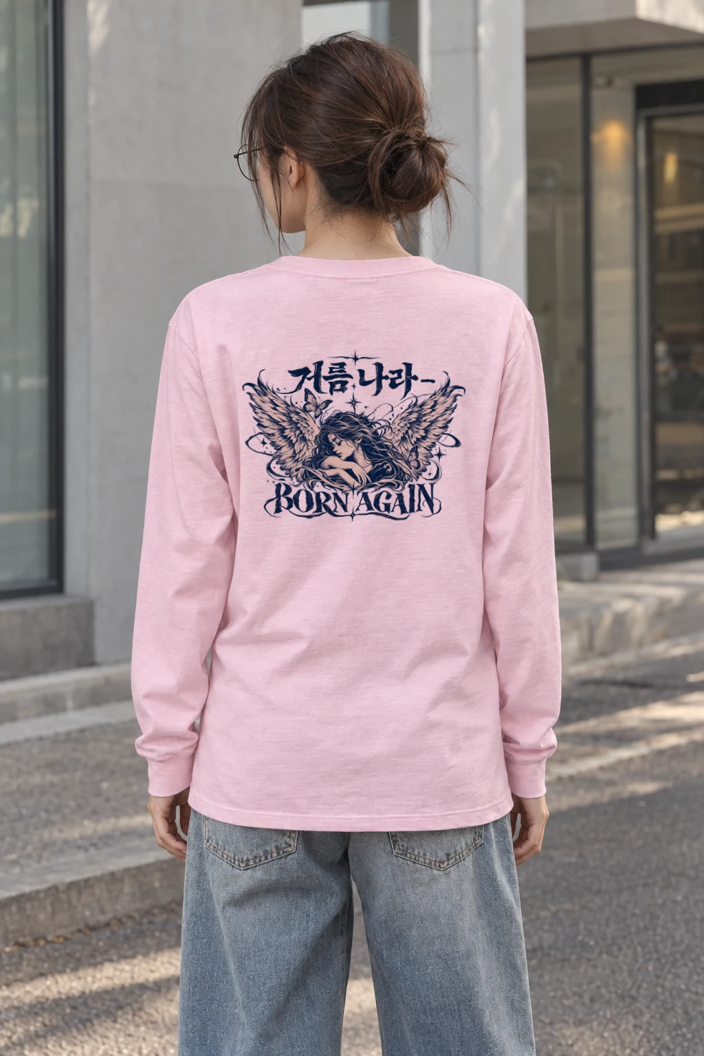 "Born Again Angel" Unisex Longsleeve T-shirt | Gildan 2400