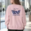 "Born Again Wings" Heavy Blend Unisex Crewneck Sweatshirt | Gildan 18000