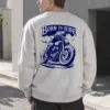 "Born To Ride" Heavy Blend Unisex Crewneck Sweatshirt | Gildan 18000