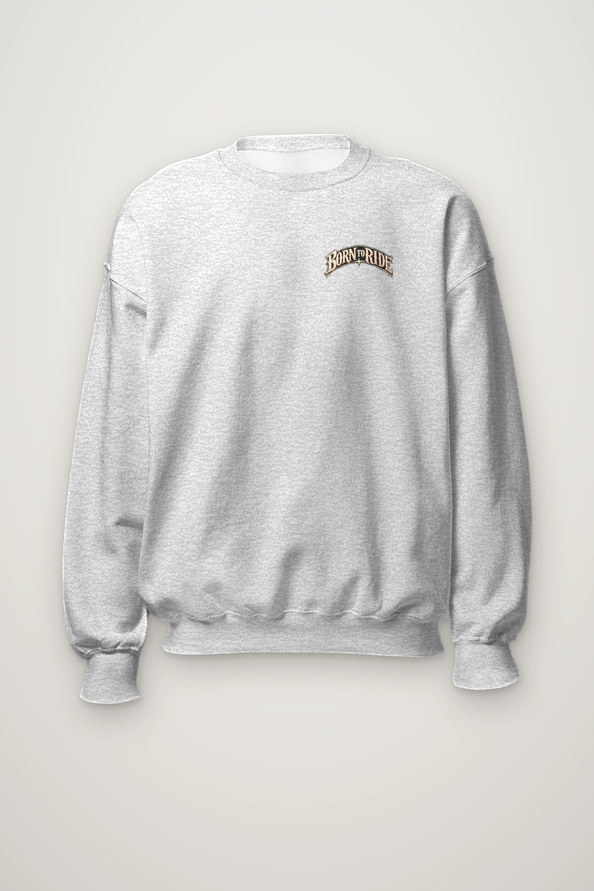 "Born To Ride" Heavy Blend Unisex Crewneck Sweatshirt