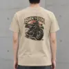 "Born To Ride" Heavyweight Unisex Crewneck T-shirt