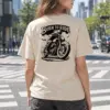 "Born To Ride" Heavyweight Unisex Crewneck T-shirt | Gildan 5000