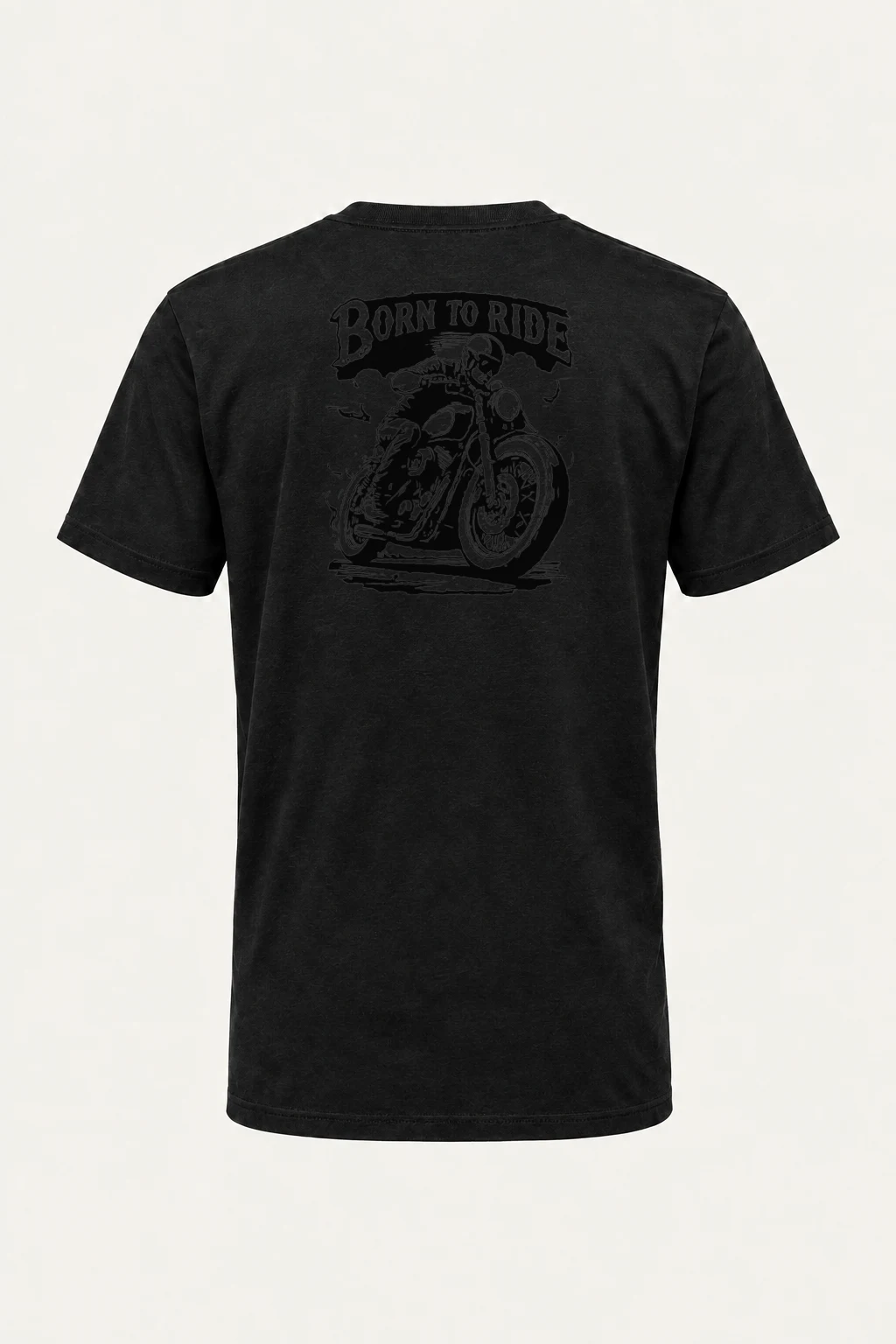 "Born To Ride" Heavyweight Unisex Crewneck T-shirt | Gildan 5000