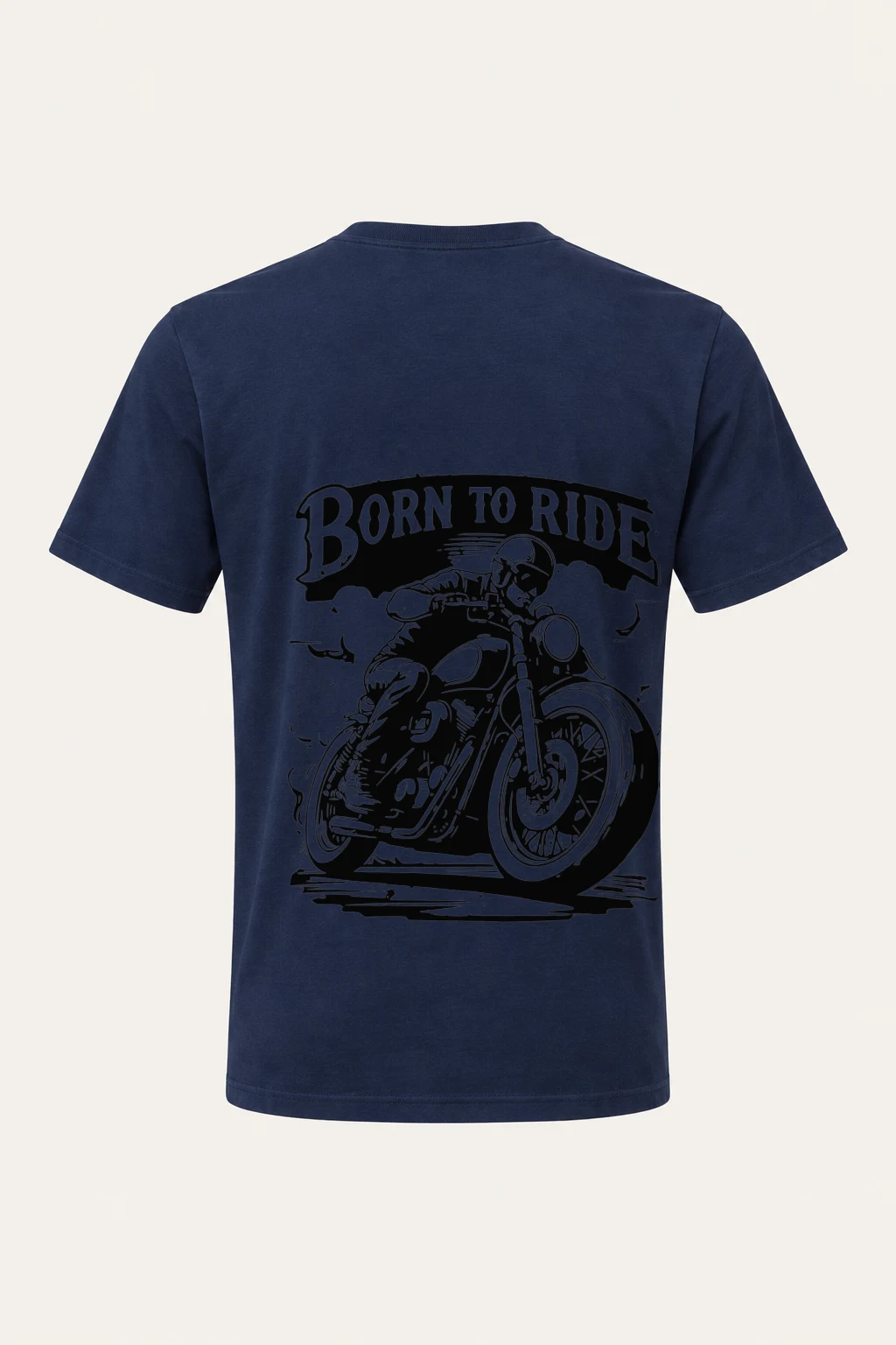 "Born To Ride" Heavyweight Unisex Crewneck T-shirt | Gildan 5000