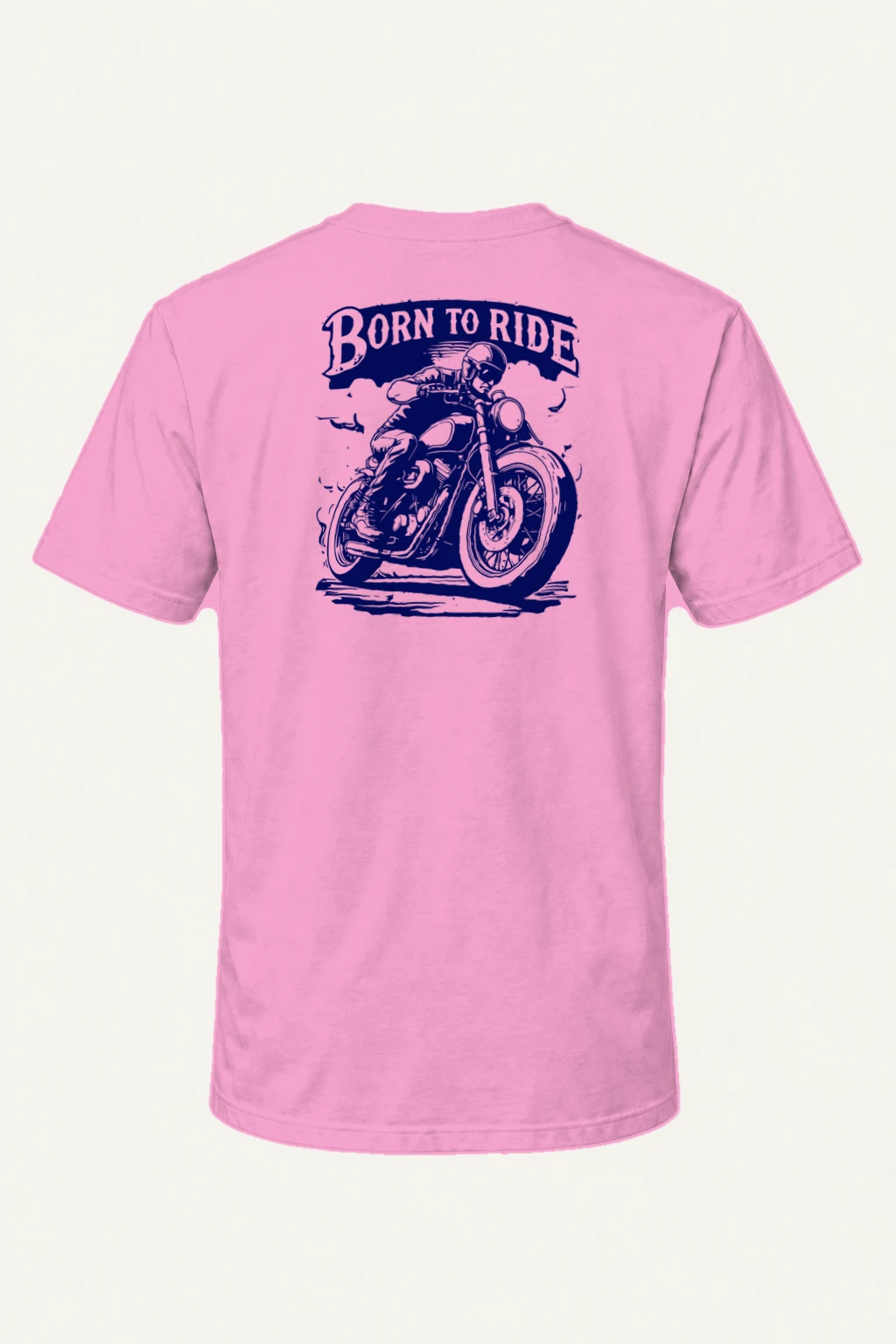 "Born To Ride" Heavyweight Unisex Crewneck T-shirt | Gildan 5000