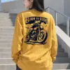 "Born To Ride" Unisex Longsleeve T-shirt | Gildan 2400