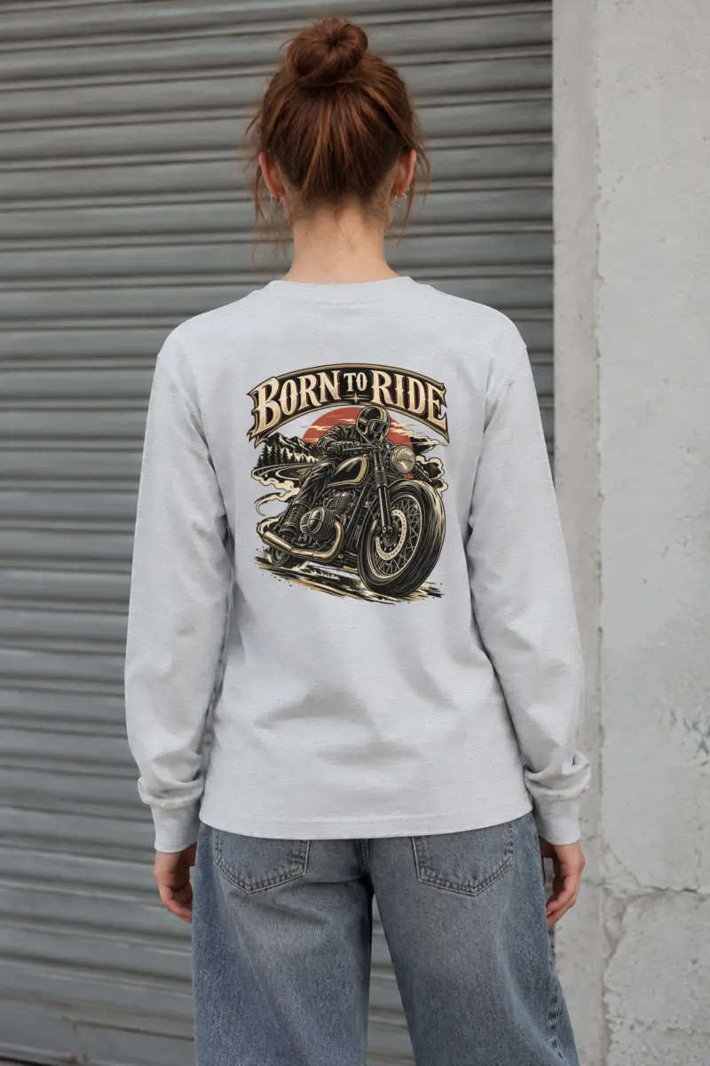 "Born To Ride" Unisex Longsleeve T-shirt