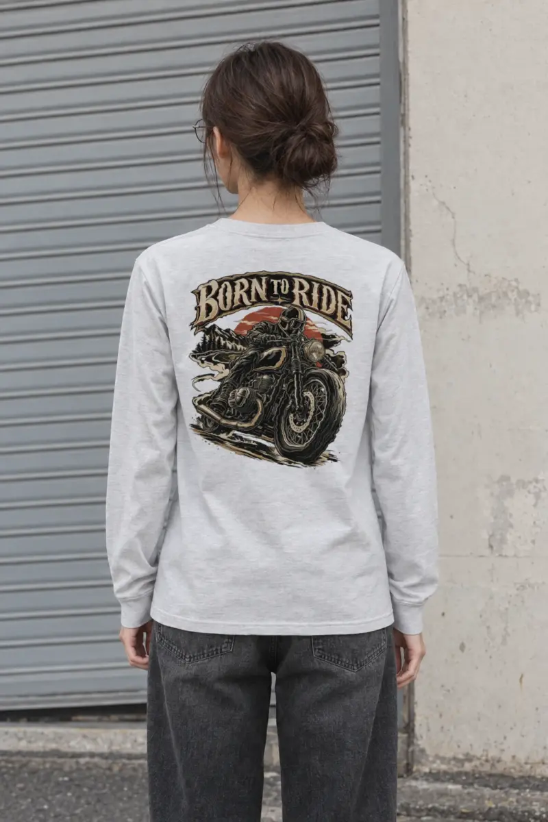 "Born To Ride" Unisex Longsleeve T-shirt