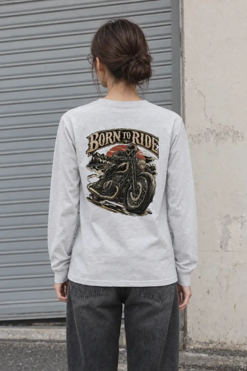 "Born To Ride" Unisex Longsleeve T-shirt