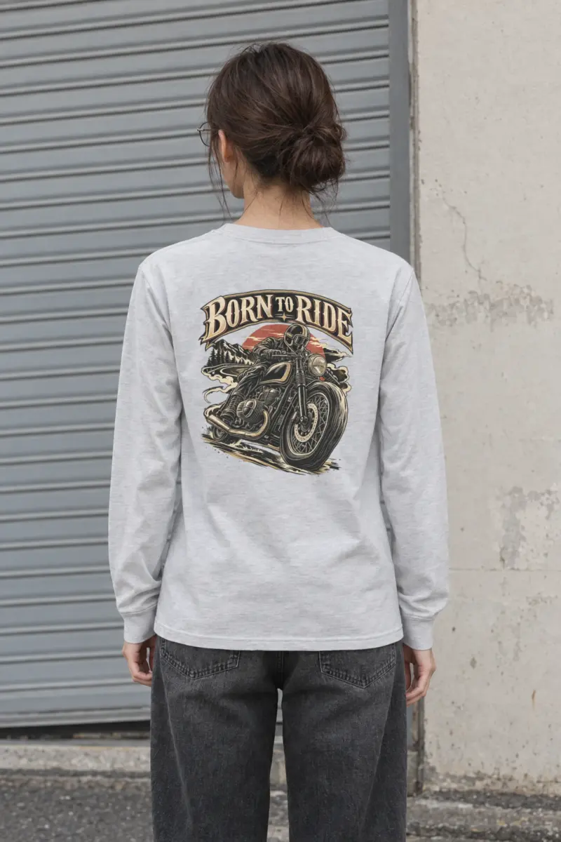 "Born To Ride" Unisex Longsleeve T-shirt