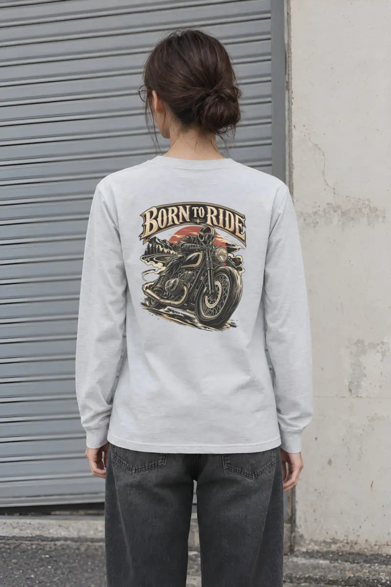 "Born To Ride" Unisex Longsleeve T-shirt
