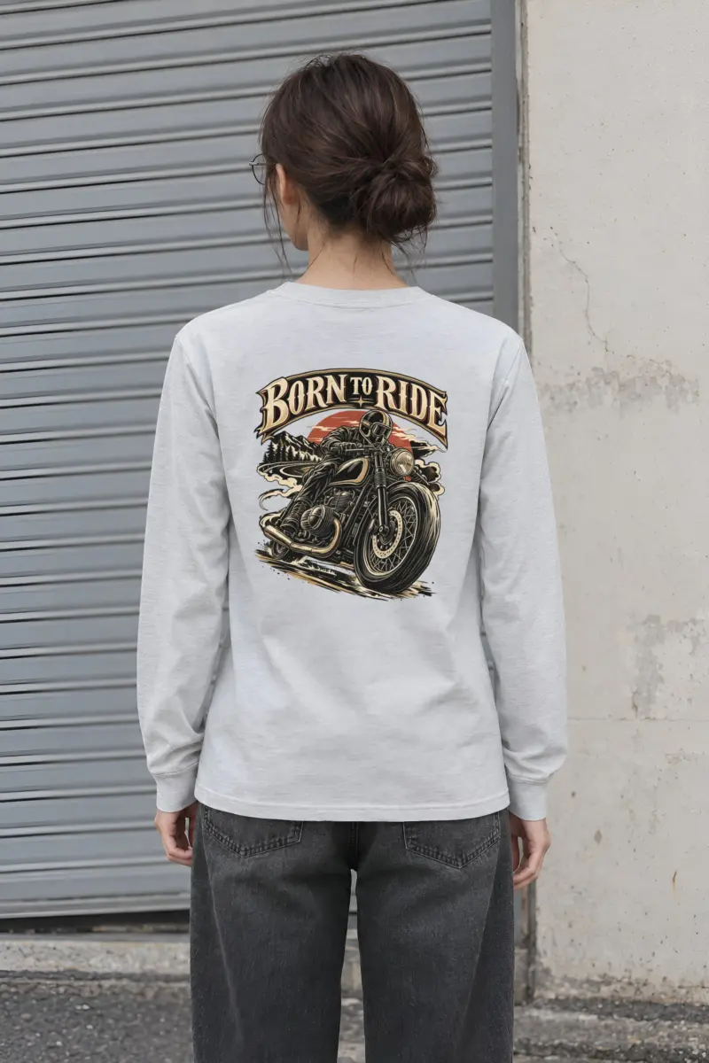 "Born To Ride" Unisex Longsleeve T-shirt