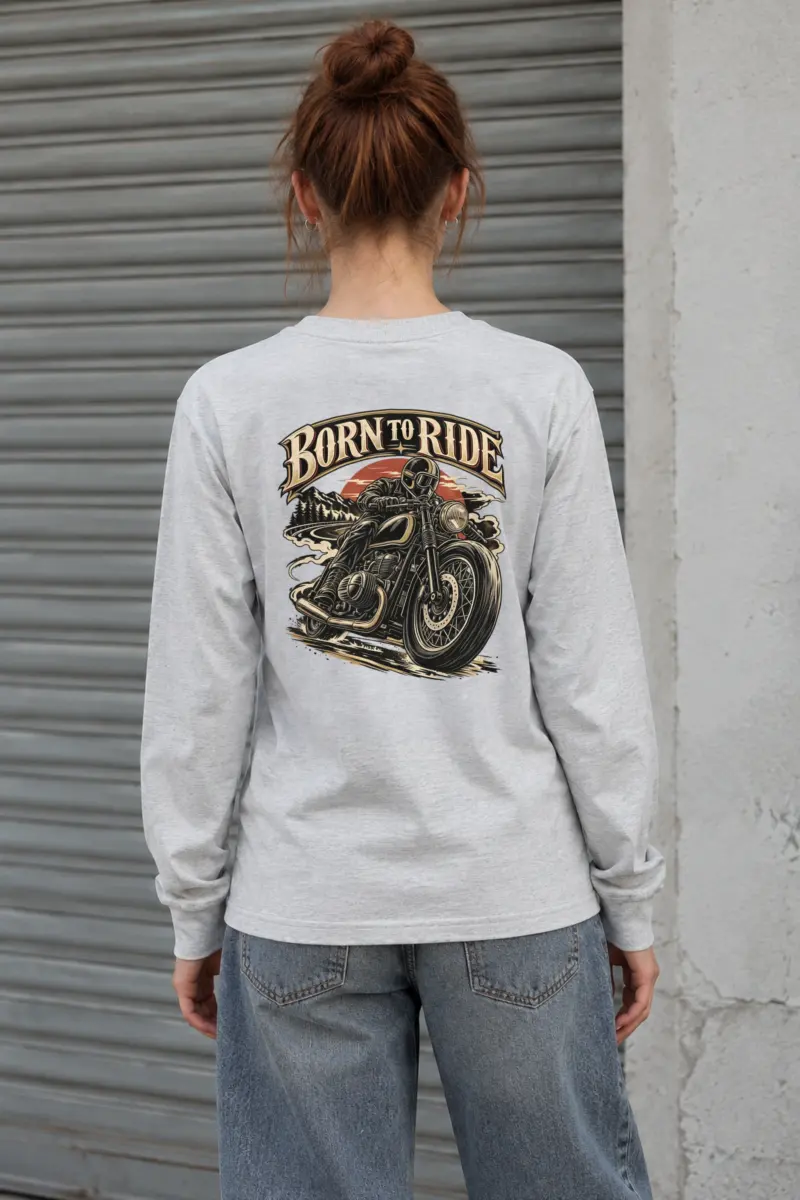 "Born To Ride" Unisex Longsleeve T-shirt
