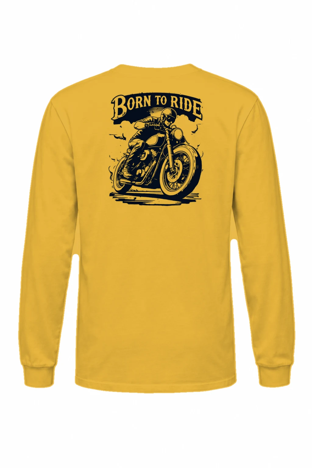 "Born To Ride" Unisex Longsleeve T-shirt | Gildan 2400