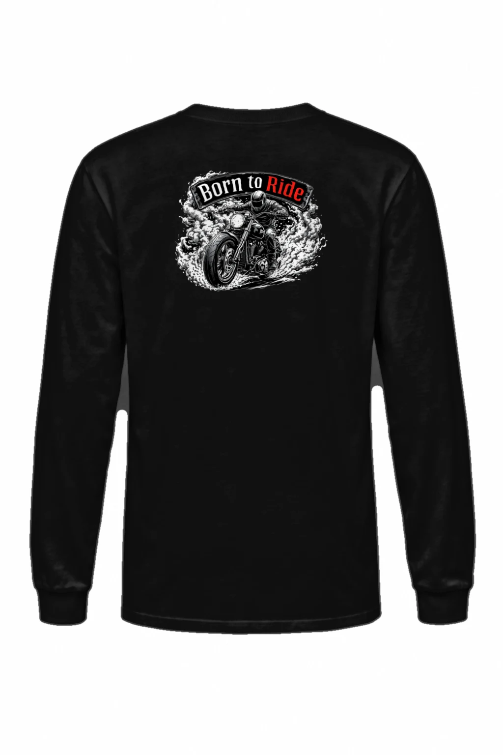 "Born To Ride" Unisex Longsleeve T-shirt | Gildan 2400
