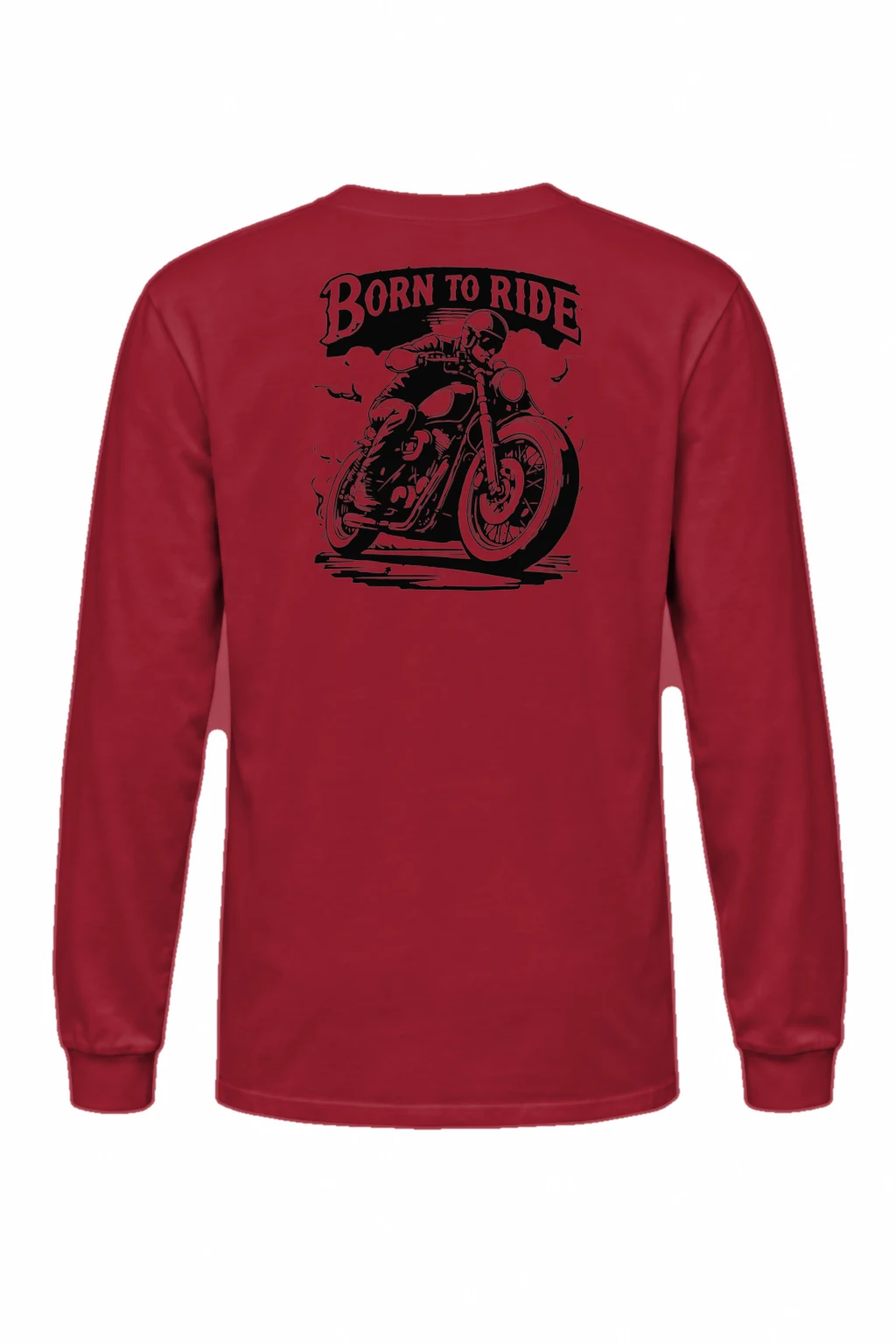 "Born To Ride" Unisex Longsleeve T-shirt | Gildan 2400