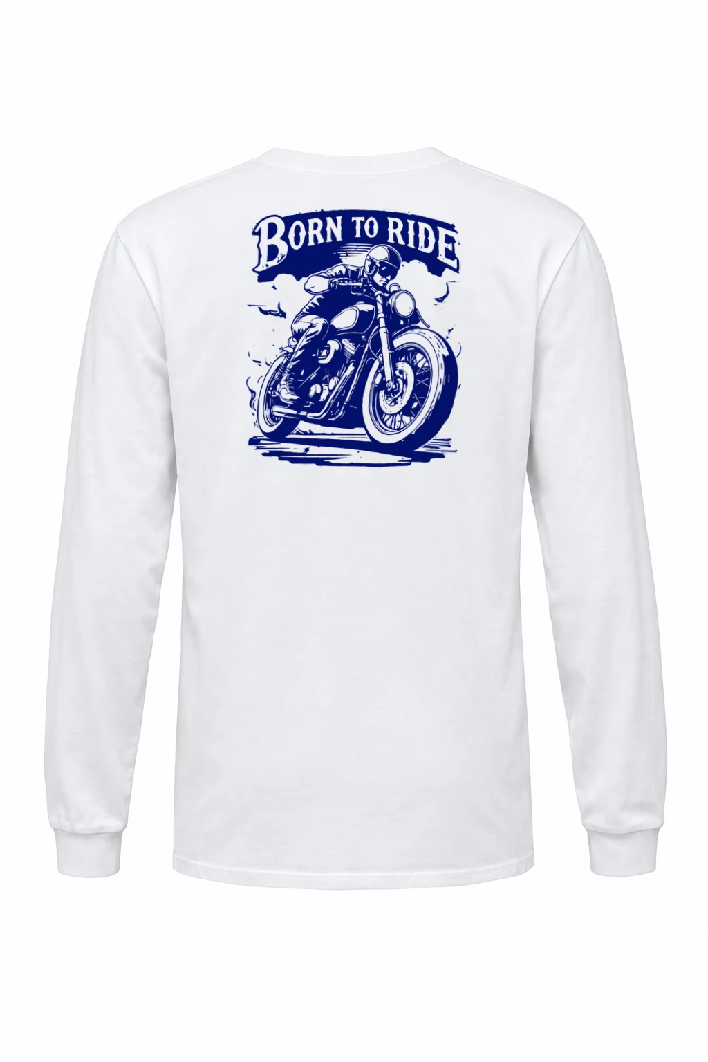 "Born To Ride" Unisex Longsleeve T-shirt | Gildan 2400