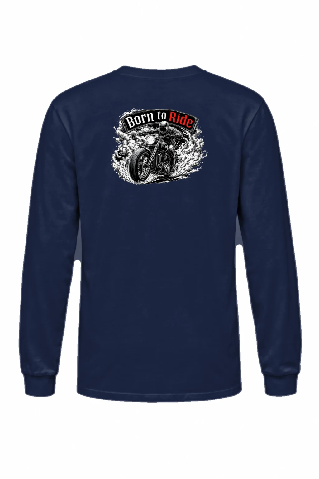 "Born To Ride" Unisex Longsleeve T-shirt | Gildan 2400