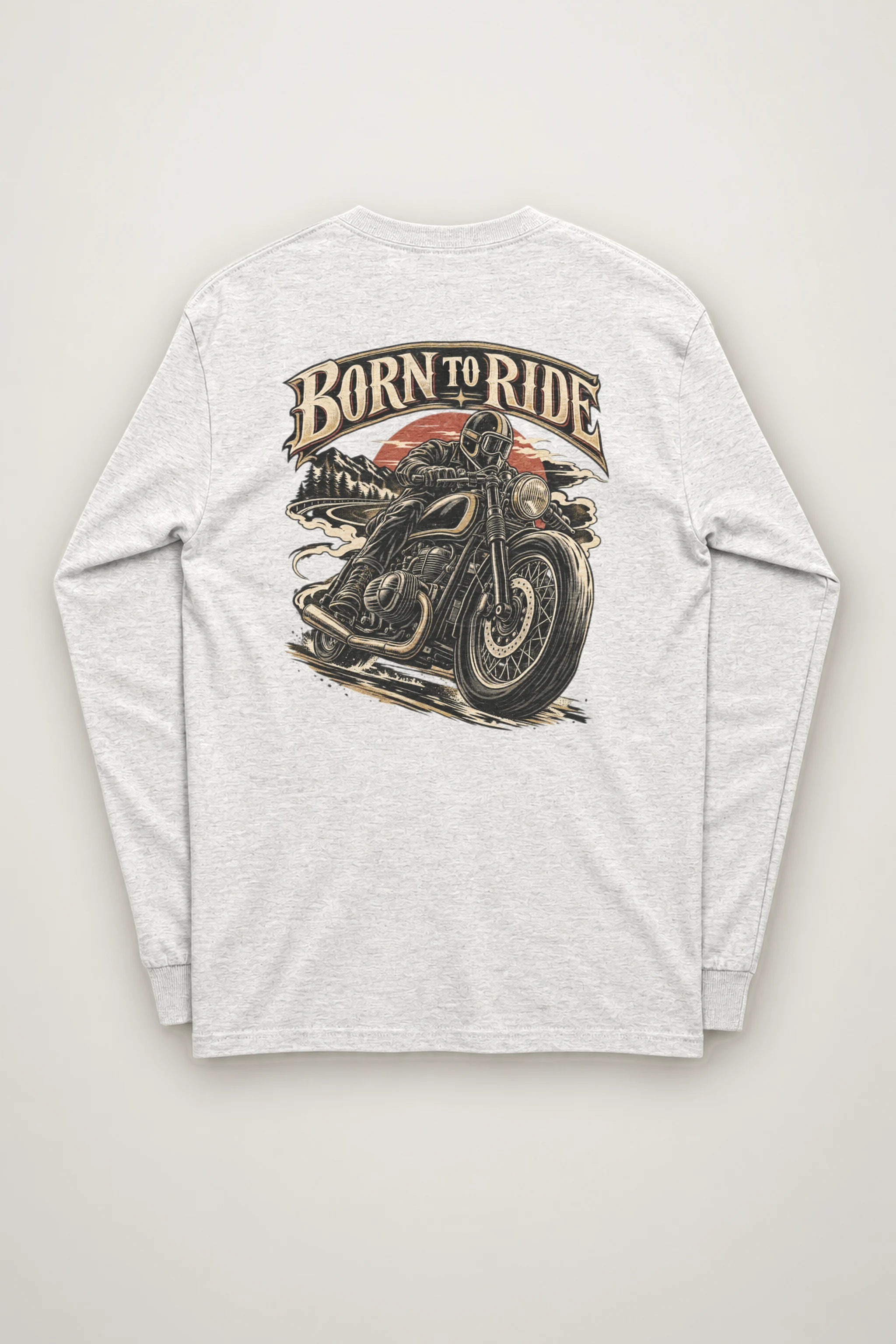 "Born To Ride" Unisex Longsleeve T-shirt