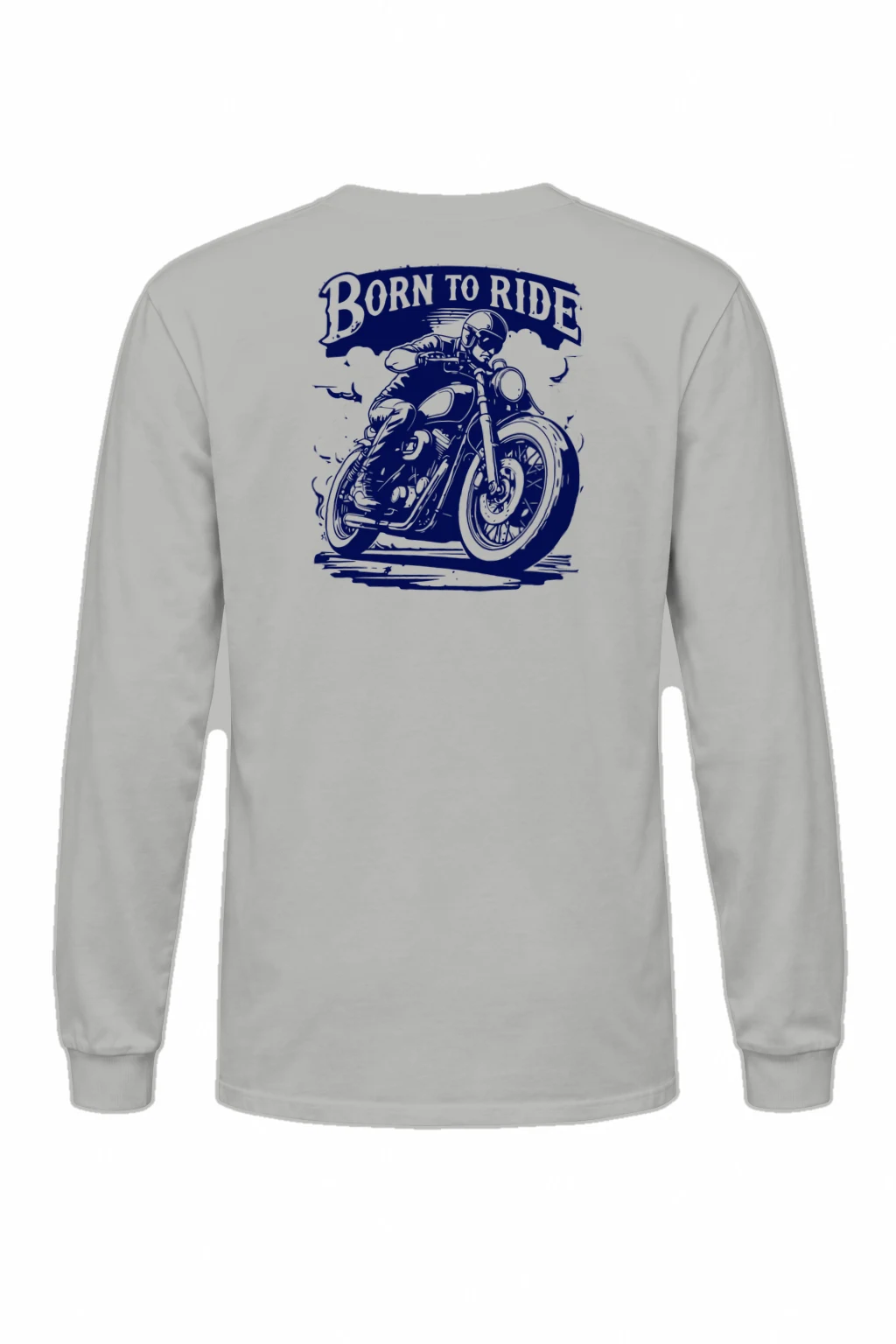 "Born To Ride" Unisex Longsleeve T-shirt | Gildan 2400